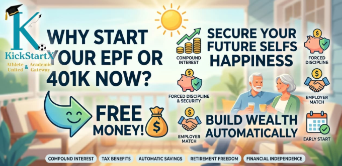 Featured image for the article: The Ultimate Guide to Why Your Future Self Wants You to Start an EPF or 401k Right Now