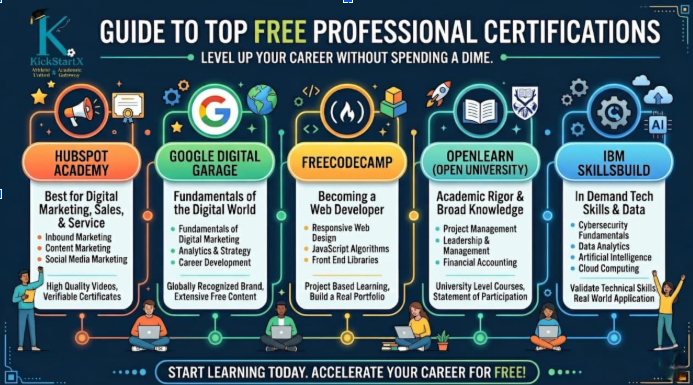 Featured image for the article: Level Up for Zero Dollars: The Ultimate Guide to Free Professional Certifications