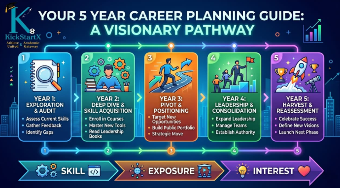 The Five Year Career Plan How to Map Your Future with Purpose and a Little Bit of Fun