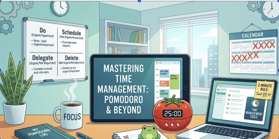 Mastering Time Management Techniques Pomodoro and Beyond