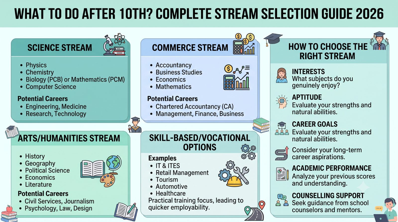 What to Do After 10th? Complete Stream Selection Guide 2026