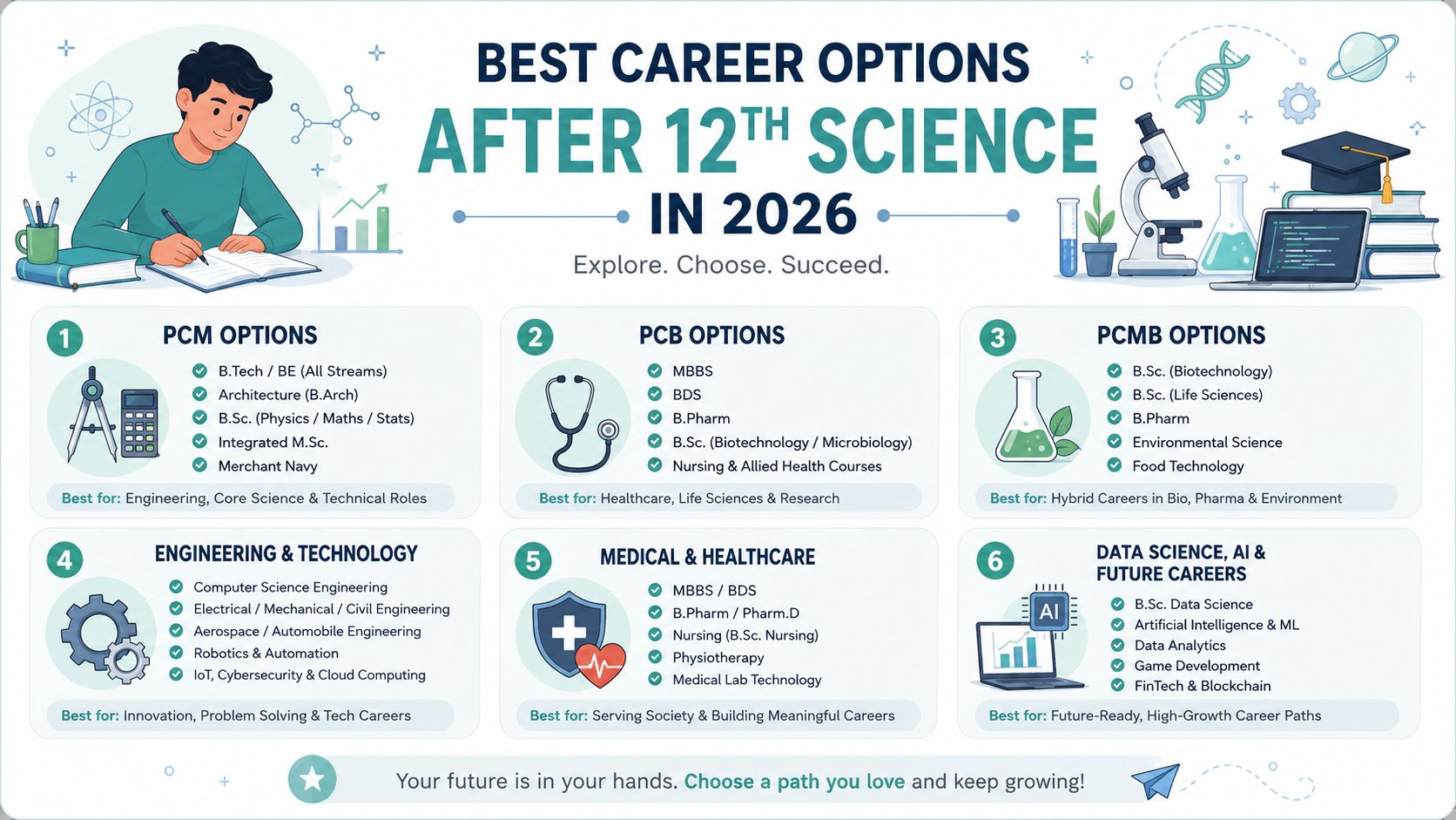 Best Career Options After 12th Science in 2026