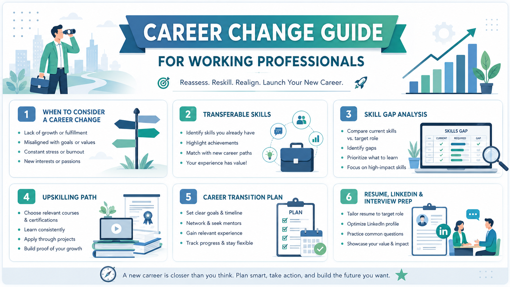 Featured image for the article: Career Change Guide for Working Professionals