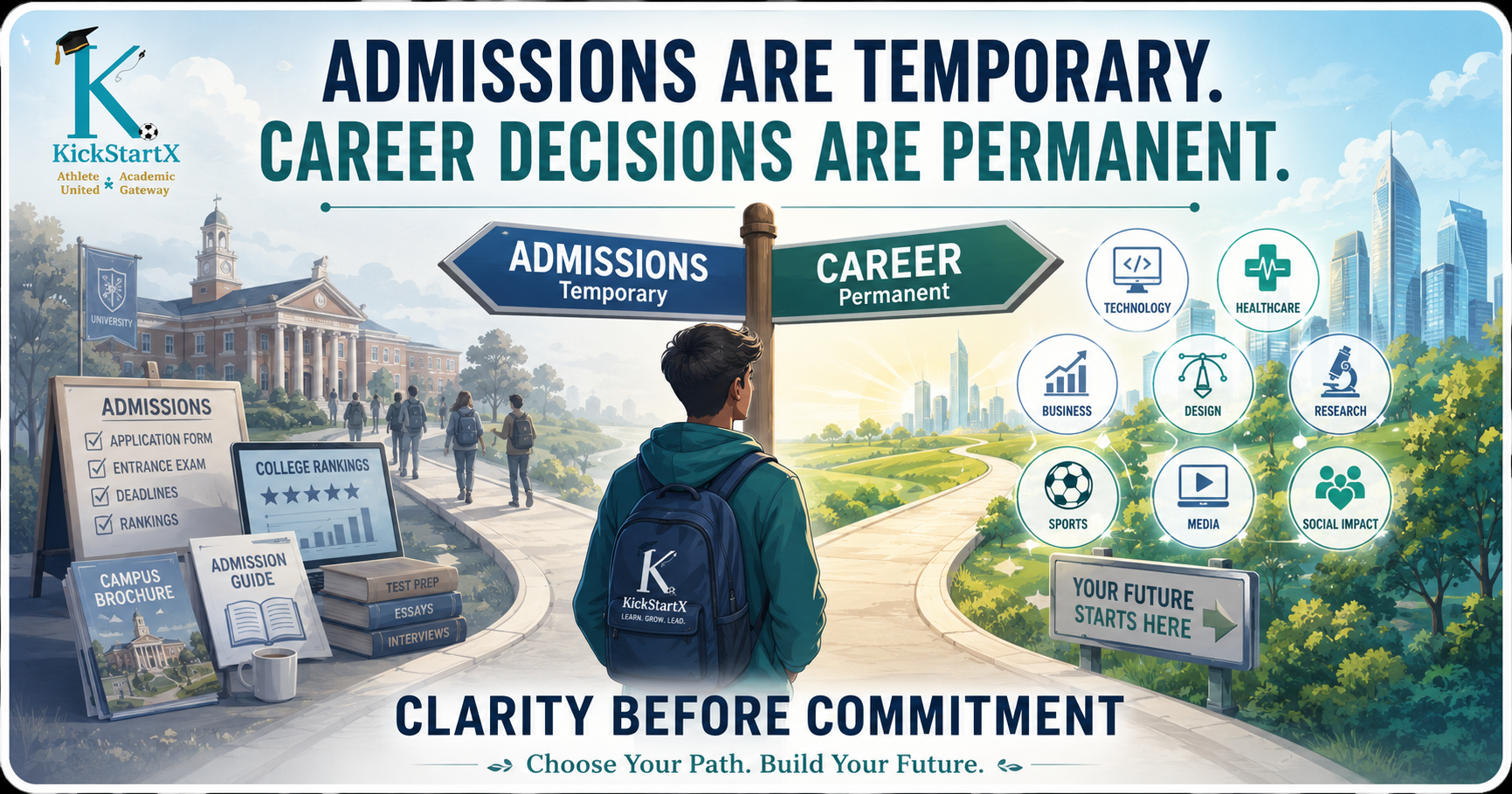 Admissions Are Temporary : Career Decisions Are Permanent: Why Every Student Needs Clarity Before Commitment